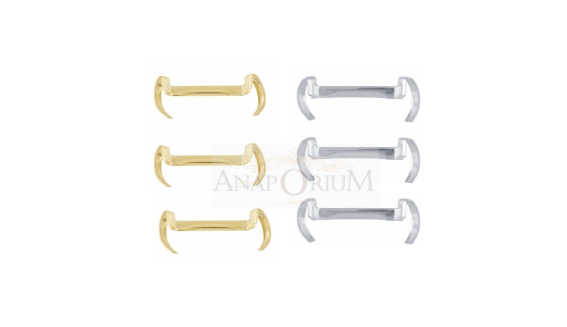 14kt White/Yellow Metal Ring Guard Adjuster Counter loc Small
